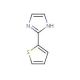 2-(thiophen-2-yl)-1H-imidazole (CAS 136103-77-0) - chemical structure image
