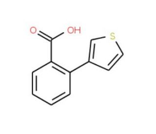 2-Thiophen-3-yl-benzoic acid (CAS 20608-87-1) - chemical structure image