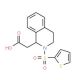 [2-(Thiophene-2-sulfonyl)-1,2,3,4-tetrahydro-isoquinolin-1-yl]-acetic acid - chemical structure image
