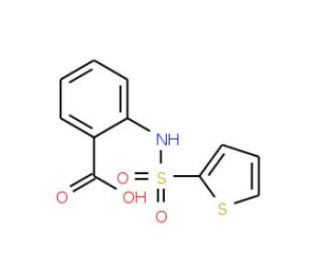 2-(Thiophene-2-sulfonylamino)-benzoic acid - chemical structure image