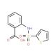2-(Thiophene-2-sulfonylamino)-benzoic acid - chemical structure image