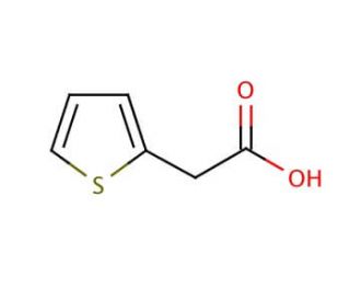 2-Thiopheneacetic acid (CAS 1918-77-0) - chemical structure image