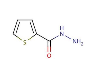 2-Thiophenecarboxylic acid hydrazide (CAS 2361-27-5) - chemical structure image