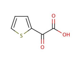 2-Thiopheneglyoxylic acid (CAS 4075-59-6) - chemical structure image
