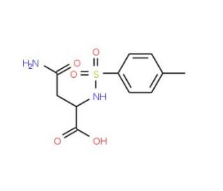 2-(Toluene-4-sulfonylamino)-succinamic acid - chemical structure image