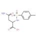 2-(Toluene-4-sulfonylamino)-succinamic acid - chemical structure image