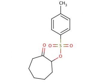 2-(Tosyloxy)cycloheptanone - chemical structure image