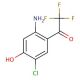 2-Trifluoroacetyl-4-chloro-5-hydroxyaniline - chemical structure image