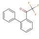 2-(Trifluoroacetyl)biphenyl (CAS 302912-29-4) - chemical structure image