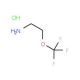 2-(Trifluoromethoxy)ethylamine hydrochloride - chemical structure image