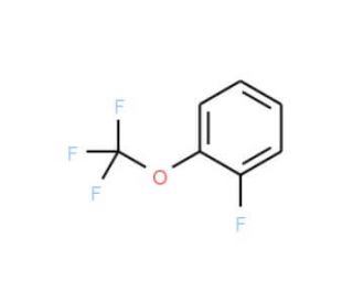 2-(Trifluoromethoxy)fluorobenzene (CAS 2106-18-5) - chemical structure image