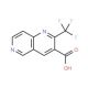 2-(Trifluoromethyl)-1,6-napthyridine-3-carboxylic acid (CAS 240408-97-3) - chemical structure image