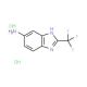 2-Trifluoromethyl-3H-benzoimidazol-5-ylaminedihydrochloride - chemical structure image