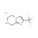 2-(Trifluoromethyl)-5,6,7,8-tetrahydroimidazo-[1,2-a]pyrazine hydrochloride (CAS 126069-70-3) - chemical structure image