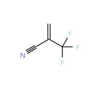 2-Trifluoromethyl acrylonitrile (CAS 381-84-0) - chemical structure image