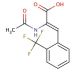 2-Trifluoromethyl-α-acetamidocinnamic Acid (CAS 3094-32-4) - chemical structure image