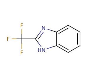 2-(Trifluoromethyl)benzimidazole (CAS 312-73-2) - chemical structure image