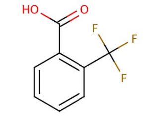 2-(Trifluoromethyl)benzoic acid (CAS 433-97-6) - chemical structure image