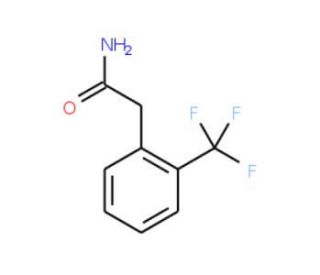 2-(Trifluoromethyl)phenylacetamide (CAS 34779-65-2) - chemical structure image