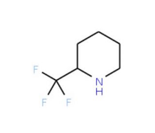 (&plusmn;)-2-(Trifluoromethyl)piperidine (CAS 154630-93-0) - chemical structure image