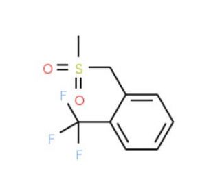 2-Trifluoromethylbenzylmethylsulfone - chemical structure image
