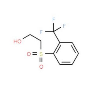 2-Trifluoromethylphenylsulfonylethanol - chemical structure image