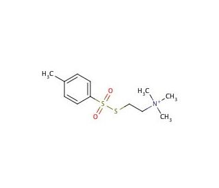 [2-(Trimethylammonium)ethyl] Toluenethiosulfonate Bromide (CAS 386229-80-7) - chemical structure image