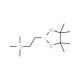 2-Trimethylsilyl-1-ethylboronic acid pinacol ester (CAS 165904-20-1) - chemical structure image