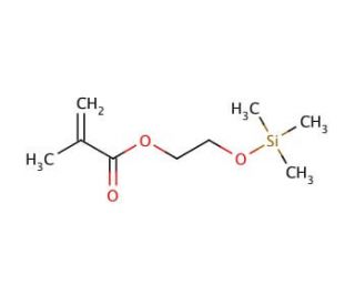 2-(Trimethylsilyloxy)ethyl methacrylate (CAS 17407-09-9) - chemical structure image