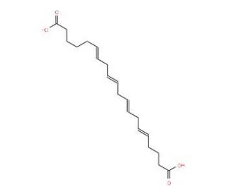 20-carboxy Arachidonic Acid (CAS 79551-84-1) - chemical structure image