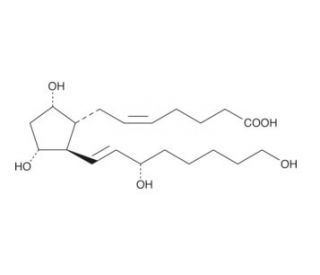 20-hydroxy Prostaglandin F2&alpha; (CAS 57930-92-4) - chemical structure image