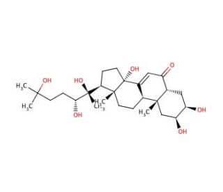 20-Hydroxyecdysone (CAS 5289-74-7) - chemical structure image