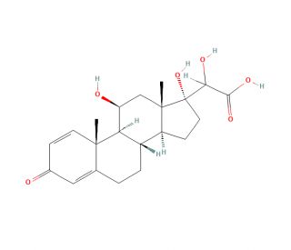 20&xi;-Dihydroprednisolonic Acid (CAS 62358-12-7) - chemical structure image