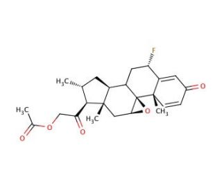21-(Acetyloxy)-9,11-epoxy-6-fluocortolone - chemical structure image