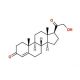 21-Hydroxyprogesterone 的分子结构, CAS编号: 64-85-7 21-Hydroxyprogesterone (CAS 64-85-7) - chemical structure image
