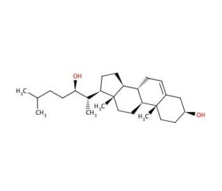 22(R)-hydroxycholesterol (CAS 17954-98-2) - chemical structure image