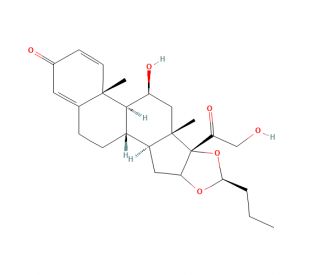 (22S)-Budesonide (85:15 = S:R) (CAS 51372-28-2) - chemical structure image