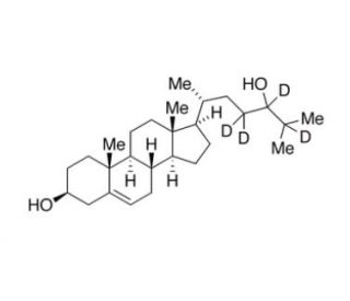 24-Hydroxycholesterol-d4 - chemical structure image