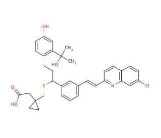 25-Hydroxy Montelukast (CAS 200804-28-0) - chemical structure image