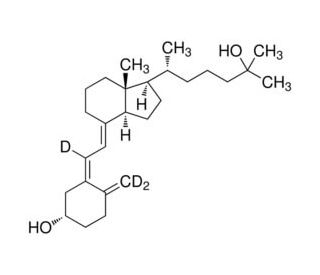 25-Hydroxyvitamin D3 (6,19,19-d<sub>3</sub>) (CAS 1262843-45-7) - chemical structure image