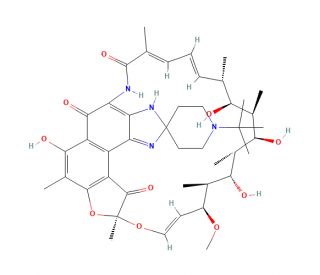 25-O-Deacetyl Rifabutin (CAS 100324-63-8) - chemical structure image