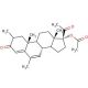 2(α/β)-Methyl Megestrol Acetate (Mixture of Diastereomers) - chemical structure image
