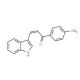 (2E)-1-(4-Aminophenyl)-3-(1H-indol-3-yl)-prop-2-en-1-one - chemical structure image