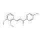 (2E)-1-(4-Aminophenyl)-3-(2,3-dimethoxyphenyl)-prop-2-en-1-one - chemical structure image