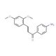 (2E)-1-(4-Aminophenyl)-3-(2,4-dimethoxyphenyl)-prop-2-en-1-one - chemical structure image