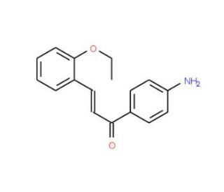 (2E)-1-(4-Aminophenyl)-3-(2-ethoxyphenyl)prop-2-en-1-one - chemical structure image