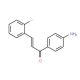 (2E)-1-(4-Aminophenyl)-3-(2-fluorophenyl)prop-2-en-1-one - chemical structure image