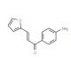 (2E)-1-(4-Aminophenyl)-3-(2-furyl)prop-2-en-1-one (CAS 184774-58-1) - chemical structure image