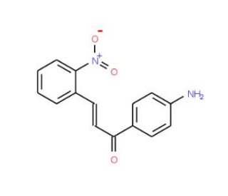 (2E)-1-(4-Aminophenyl)-3-(2-nitrophenyl)prop-2-en-1-one - chemical structure image