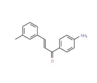 (2E)-1-(4-Aminophenyl)-3-(3-methylphenyl)-prop-2-en-1-one - chemical structure image